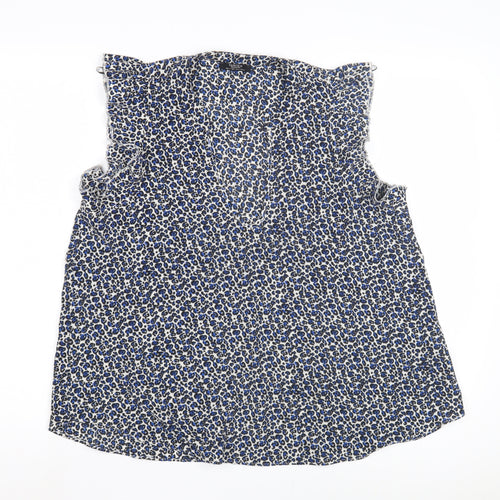 Parfois Women's Multicoloured Blouse Sleeveless V-Neck