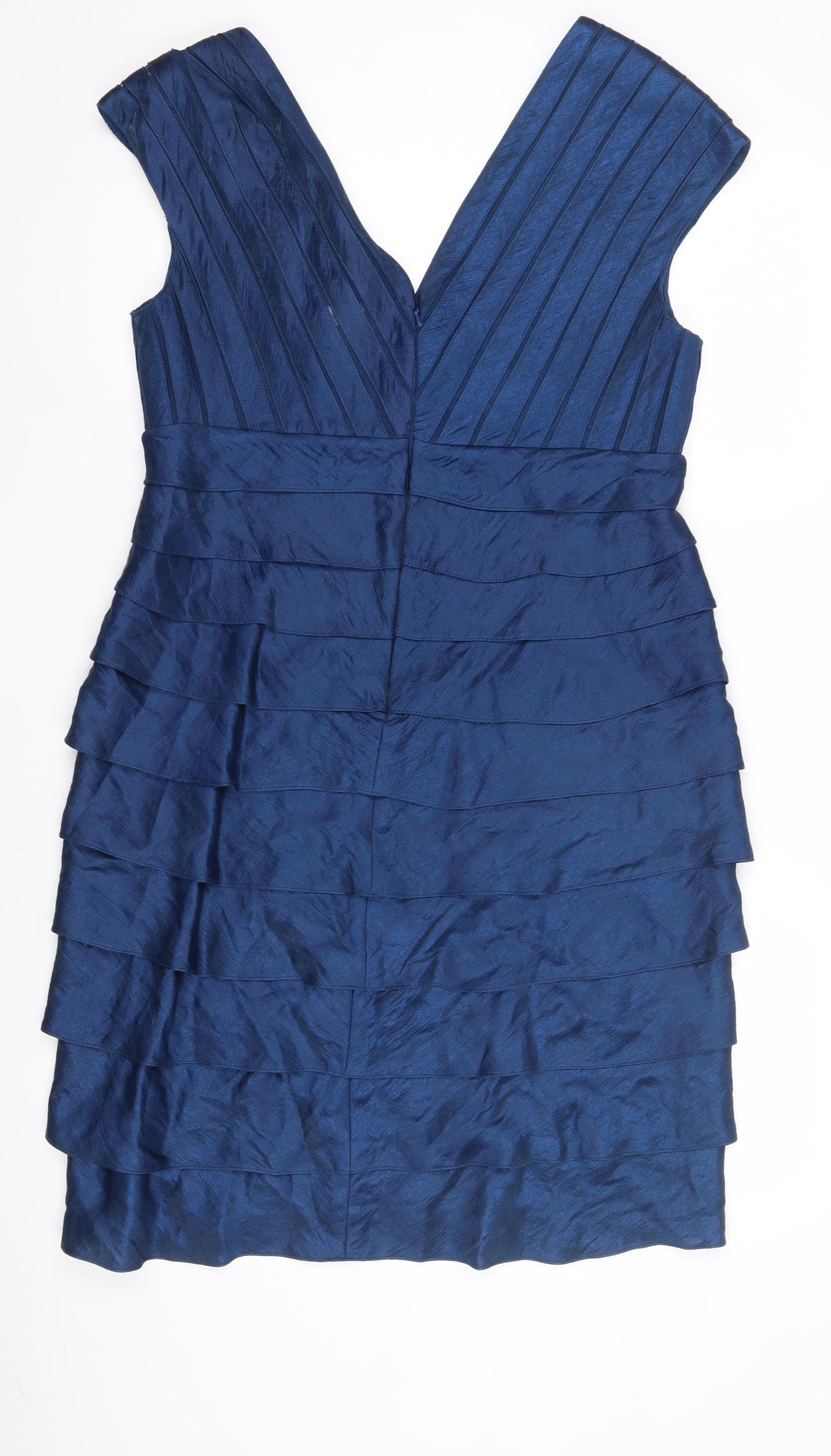 Adrianna Papell Blue Bodycon Dress, Size 14, Party/Cocktail