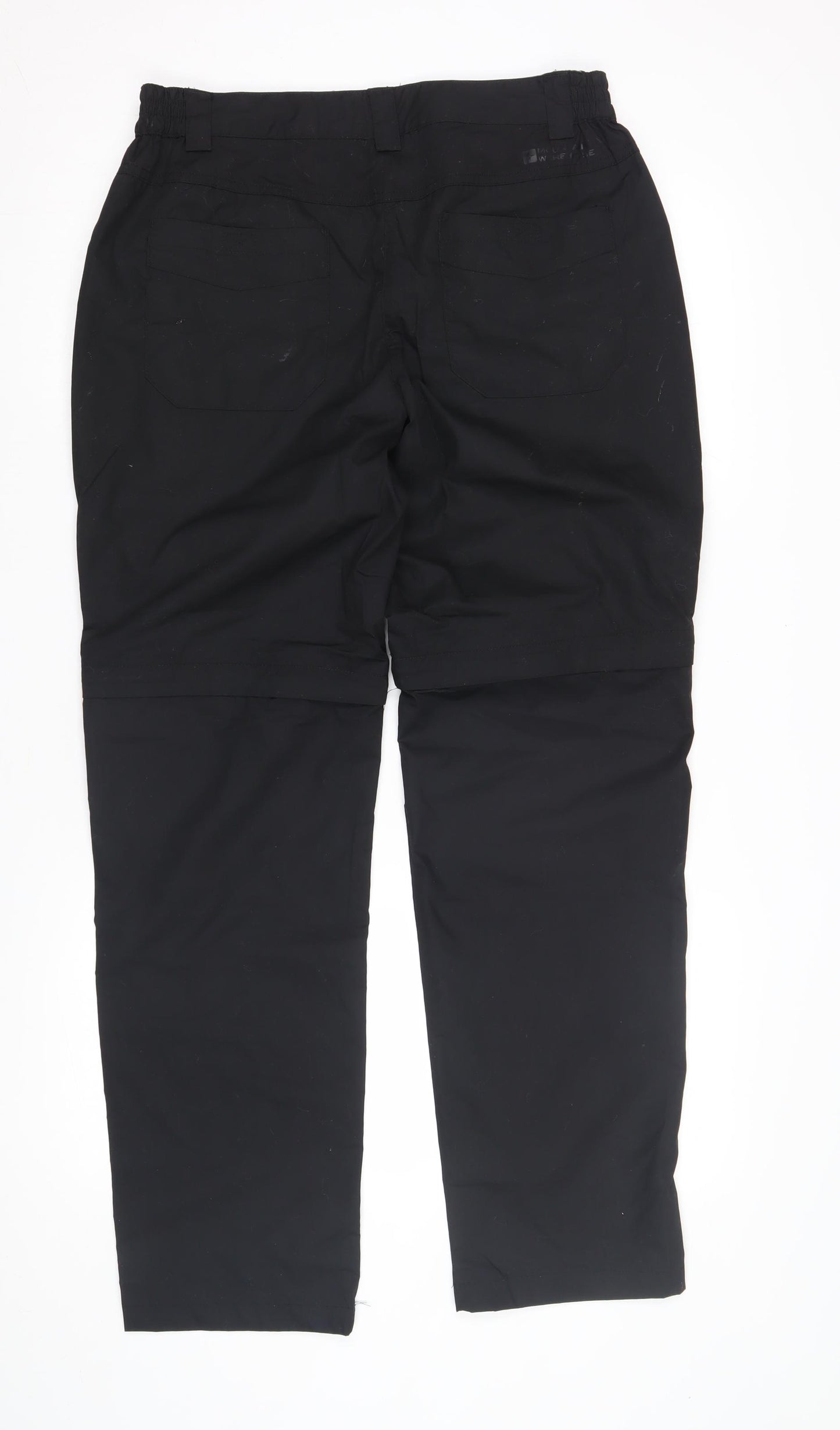 Mountain Warehouse Women's Black Convertible Trousers Size 12