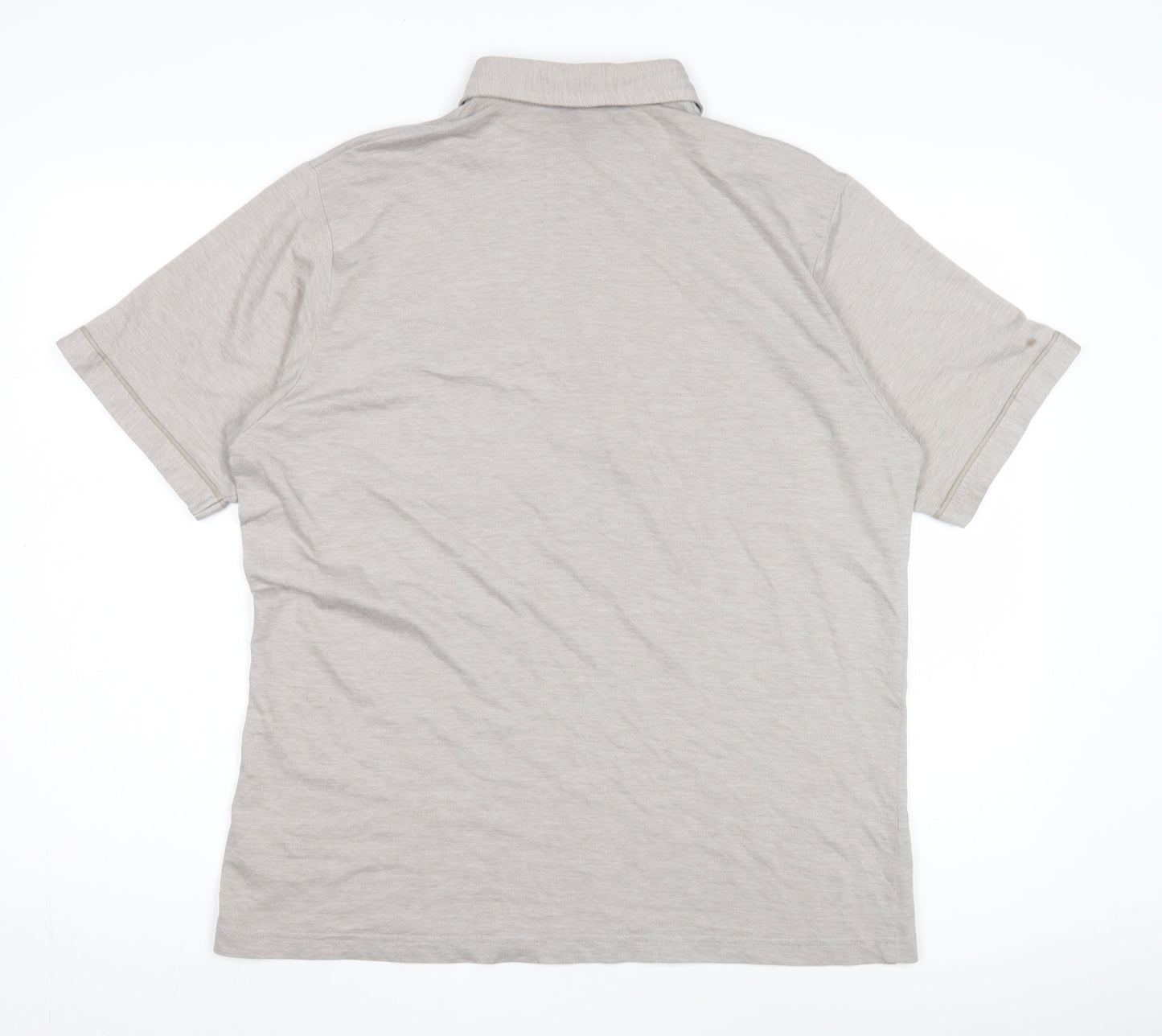 Farah Men's Beige Polo M Short Sleeve Casual Shirt