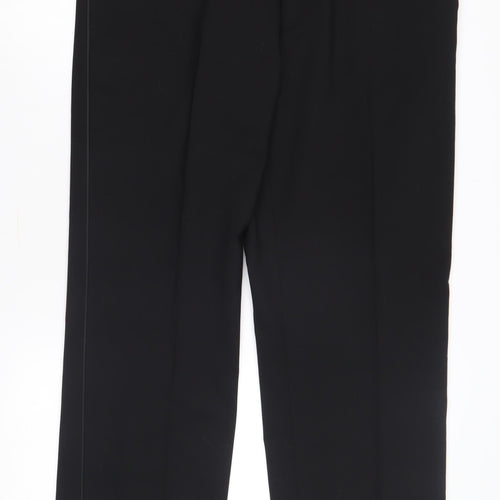 Moss Bros Men's Black Suit Trousers 36 Regular Fit