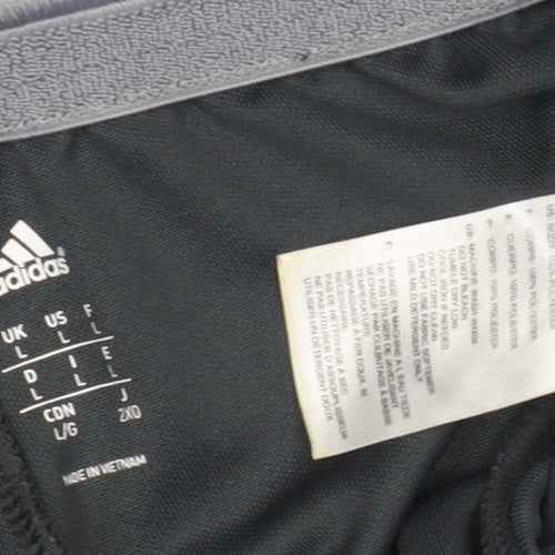 Adidas Men's Black Track Pants Large Gym & Running