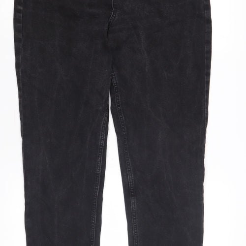 ASOS DESIGN Women's Black Straight Jeans Size 10