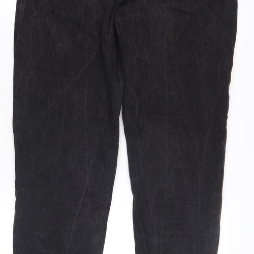 ASOS DESIGN Women's Black Straight Jeans Size 10