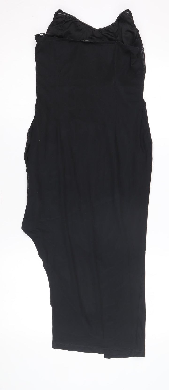 Women's Black Bodycon Midi Dress Size 12