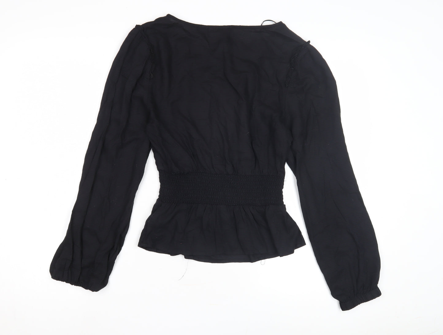 Divided Women's Black Long Sleeve Top - Size 8