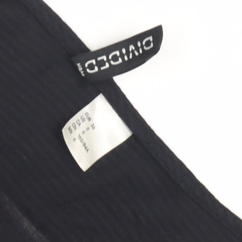 Divided Women's Black Long Sleeve Top - Size 8