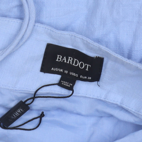 Bardot Women's Blue Halter Dress, Size 10