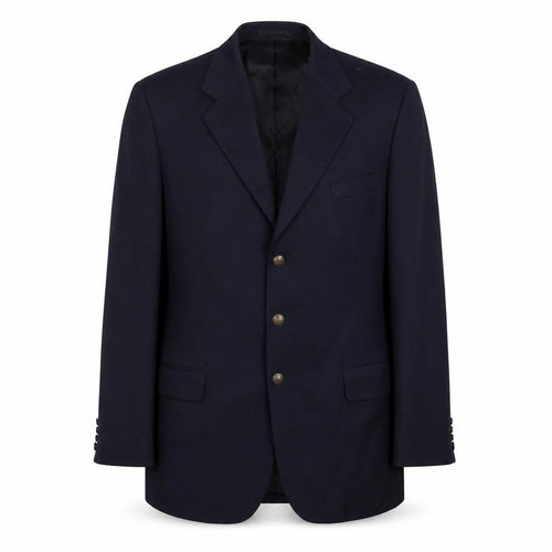 Principles Men's Blue Wool Blazer 42L Long Jacket