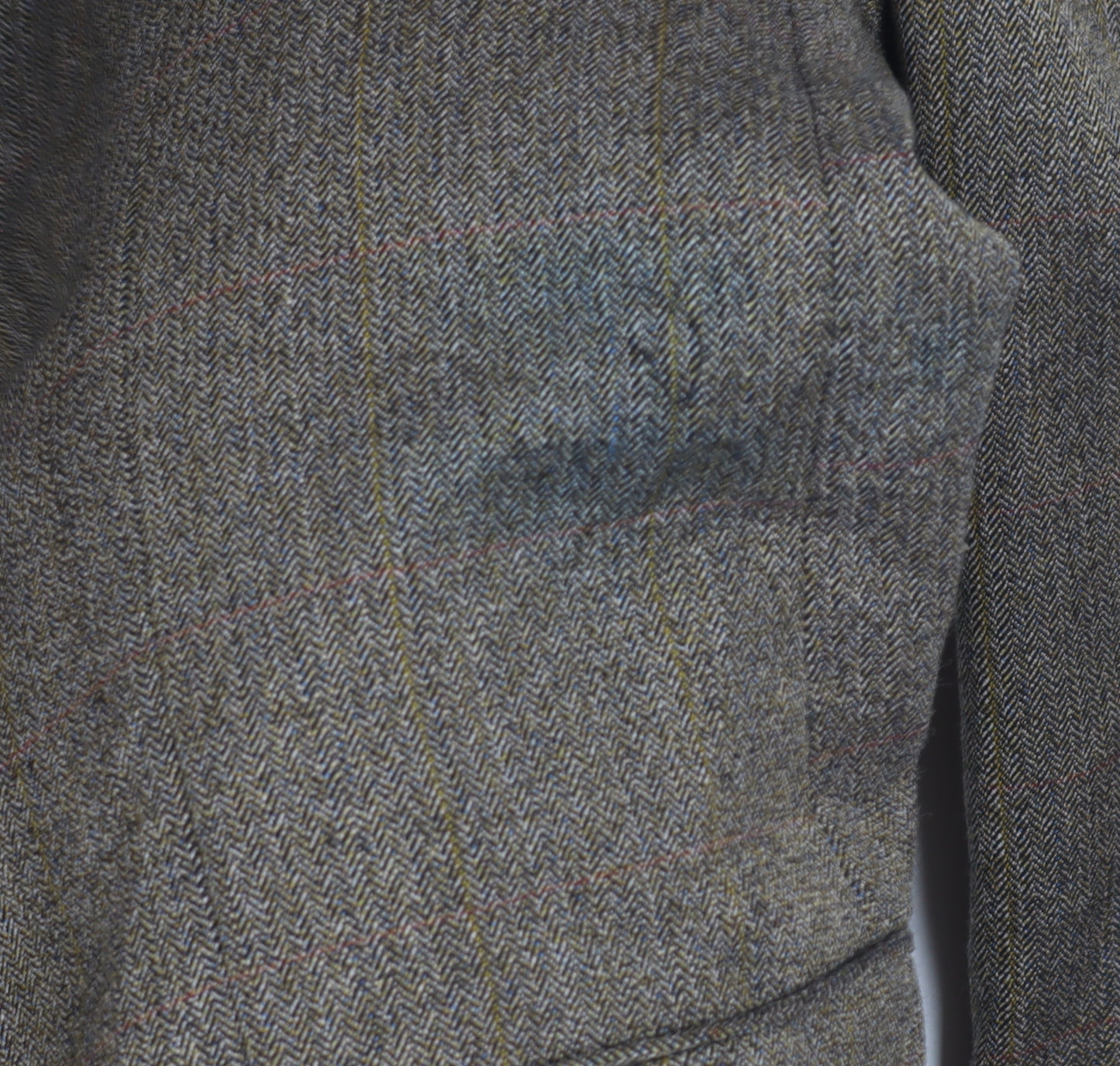 Savoy Tailors Guild Men's Brown Tweed Blazer 42L