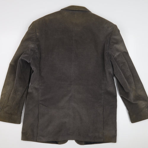 Balex Men's Brown Corduroy Blazer 40 in Lined Casual