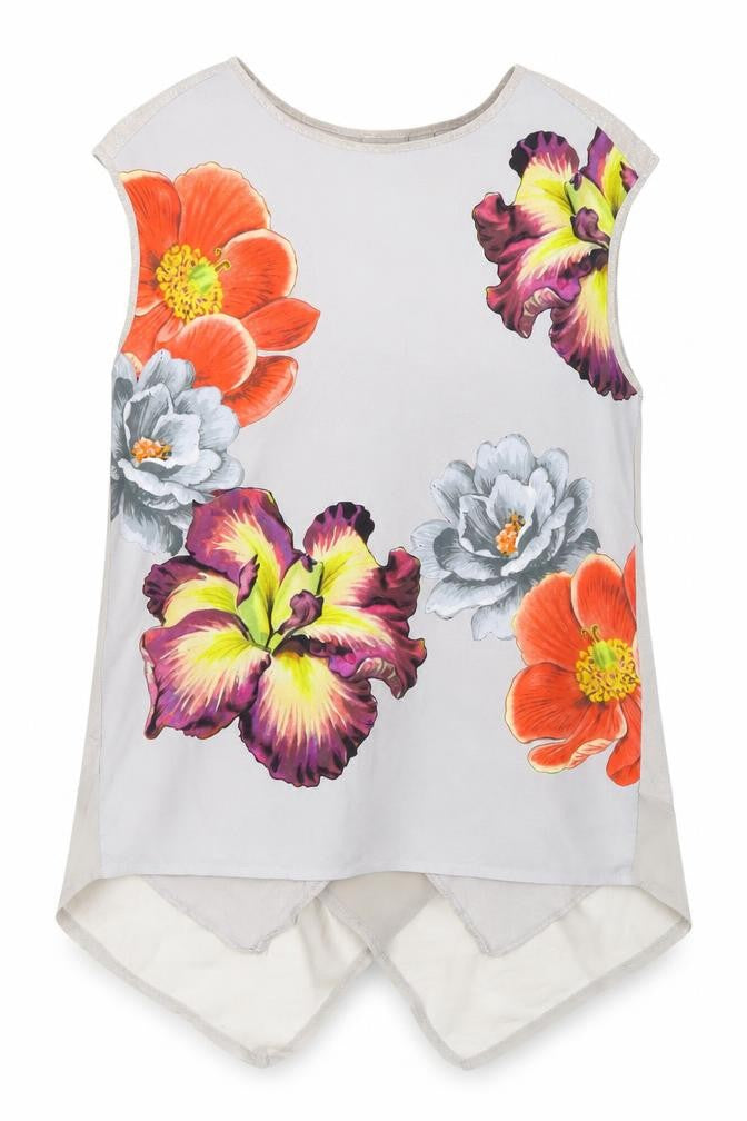 Front view of Oasis Women’s Multicoloured Floral Tunic, M