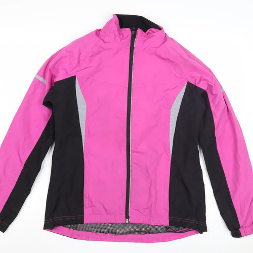 Crane Women's Pink Windbreaker Jacket S Casual