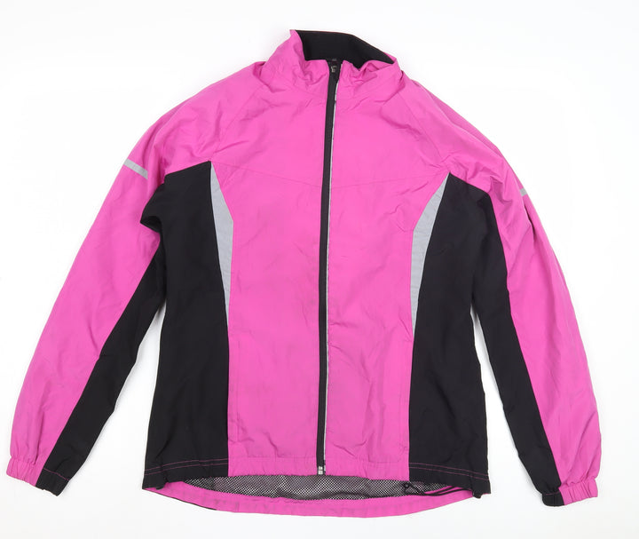 Crane Women's Pink Windbreaker Jacket S Casual
