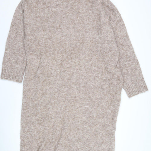 Apricot Women's Beige High Neck Dress XL