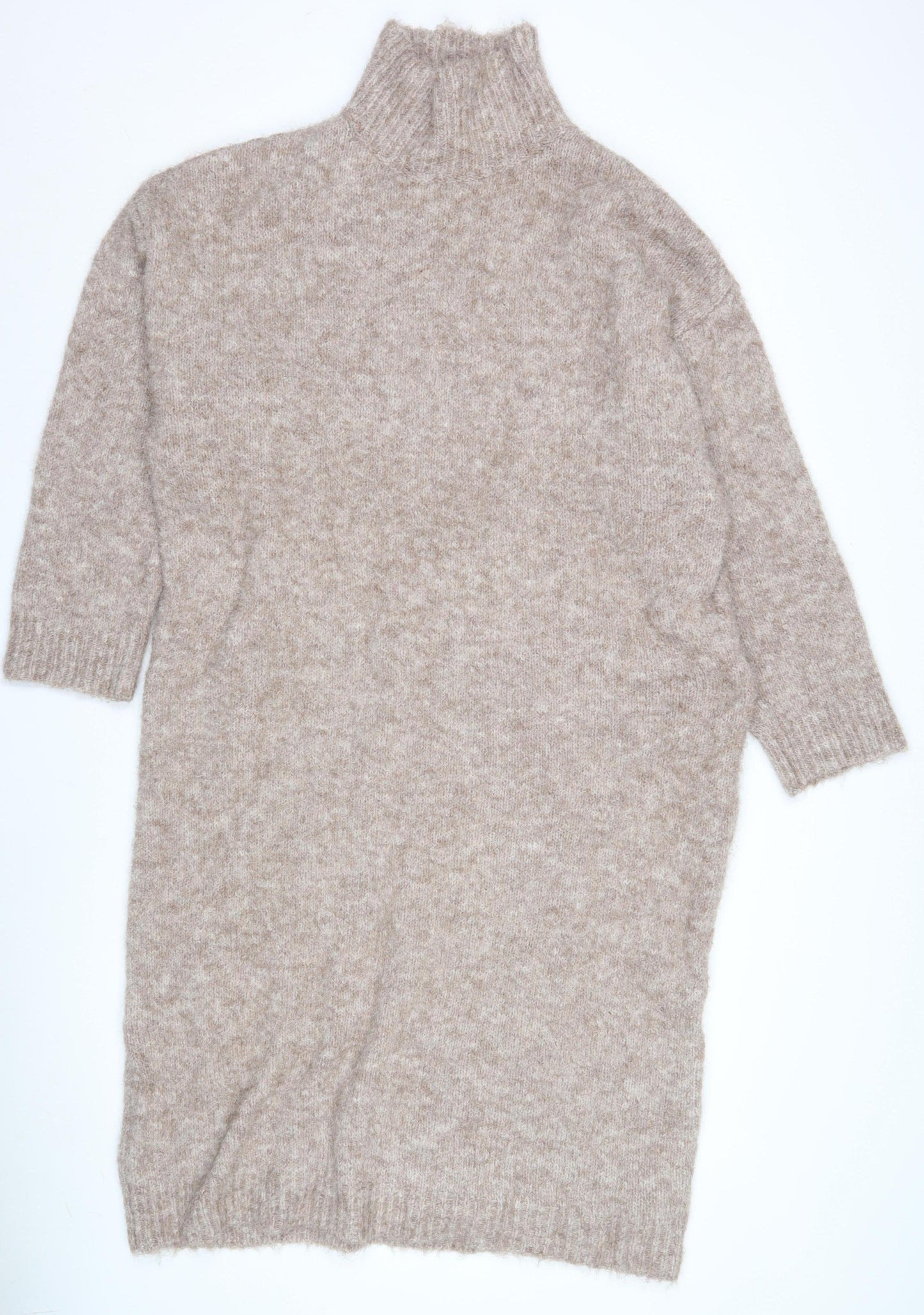 Apricot Women's Beige High Neck Dress XL