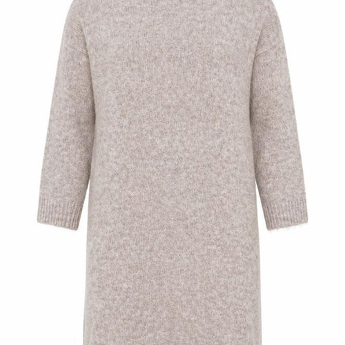 Apricot Women's Beige High Neck Dress XL