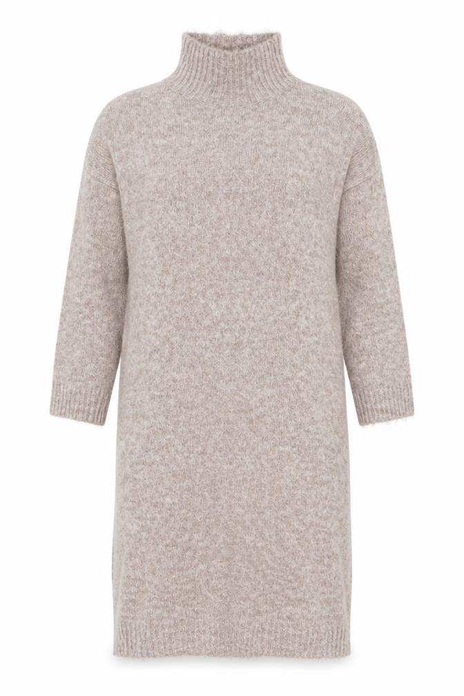 Apricot Women's Beige High Neck Dress XL