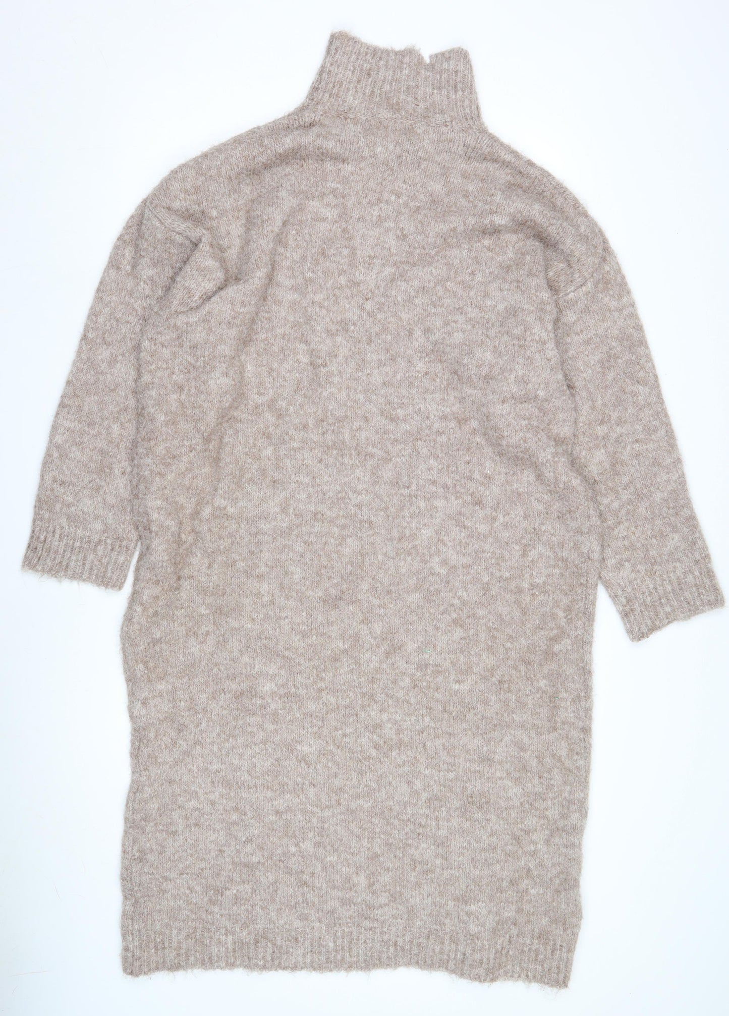 Apricot Women's Beige High Neck Dress XL