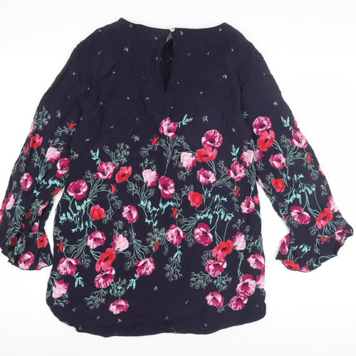 Laura Ashley Women's Floral Blouse, Multicoloured, Size 10