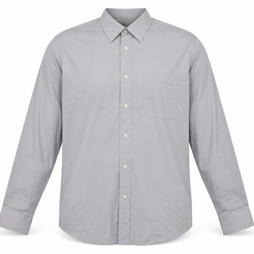 Marks and Spencer Men's Grey XL Cotton Dress Shirt