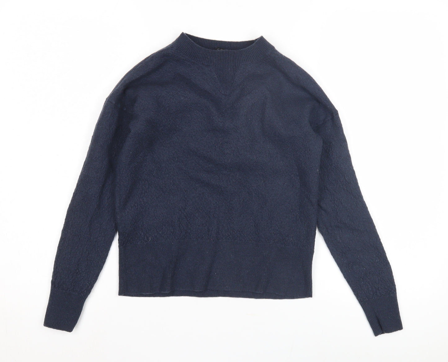 COS Unisex Kids Blue Wool Pullover Jumper XS