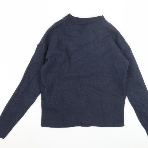 COS Unisex Kids Blue Wool Pullover Jumper XS