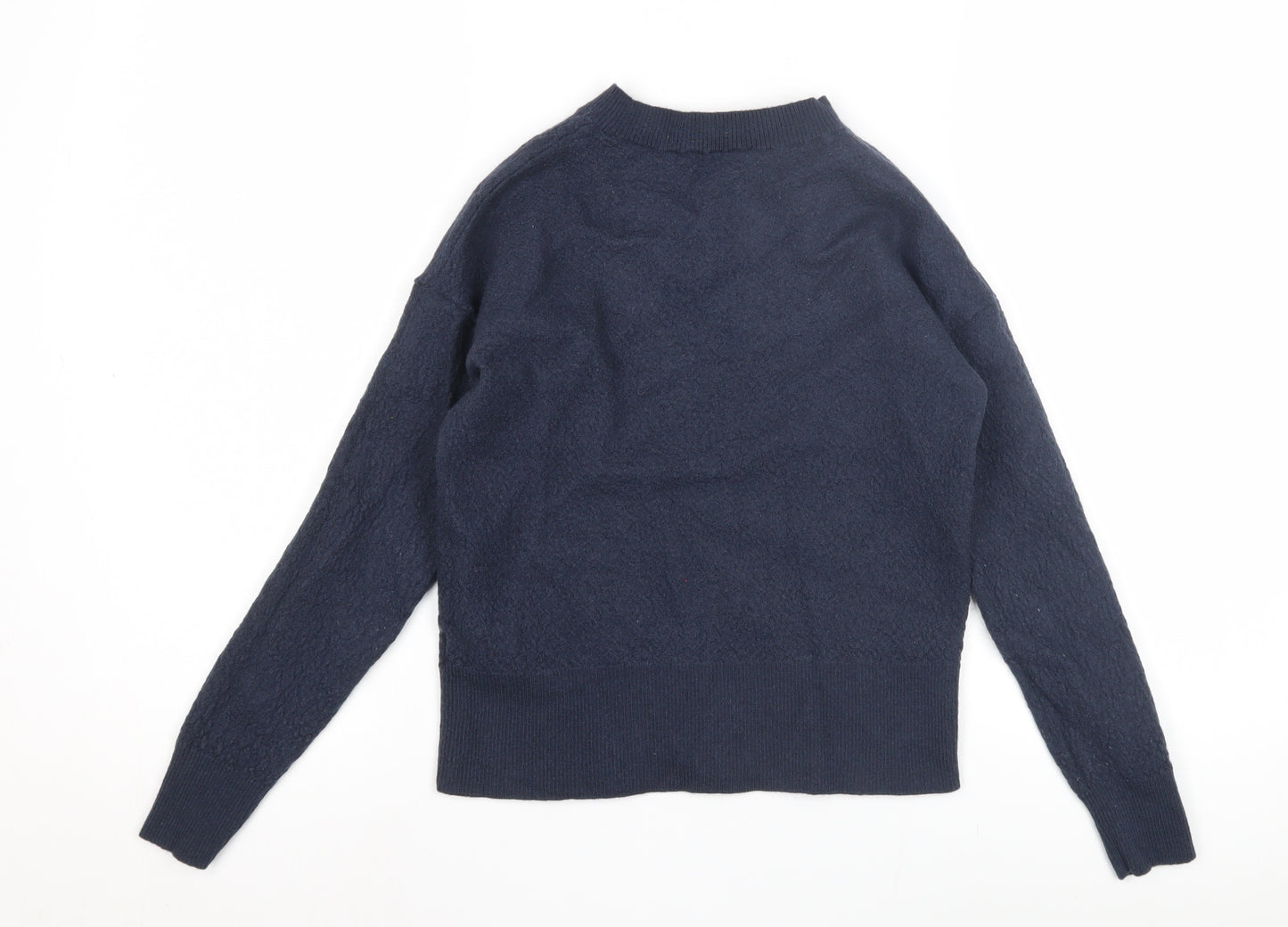 COS Unisex Kids Blue Wool Pullover Jumper XS
