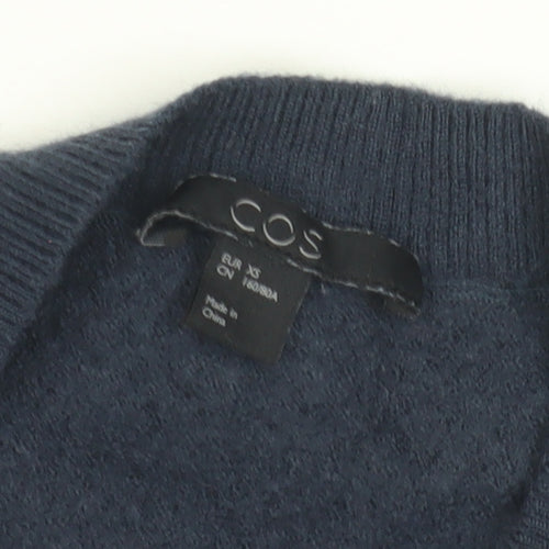 COS Unisex Kids Blue Wool Pullover Jumper XS