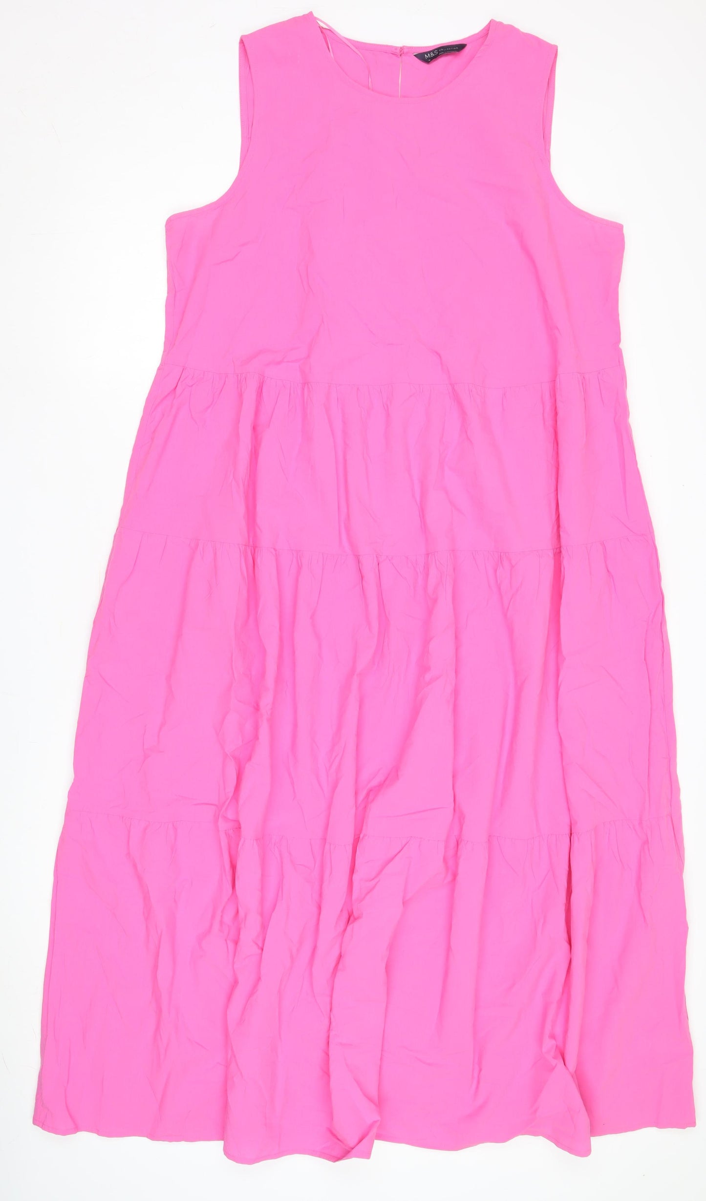 Marks and Spencer Women's Pink Sleeveless Dress