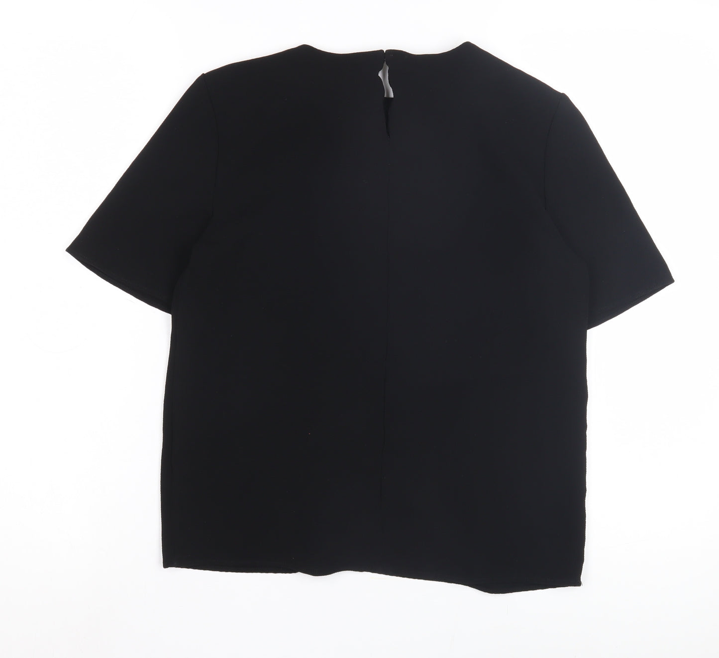Marks and Spencer Women's Black T-Shirt, Size 8
