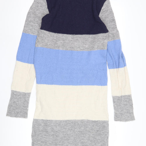 Brave Soul Women's Multicoloured High Neck Knit Dress