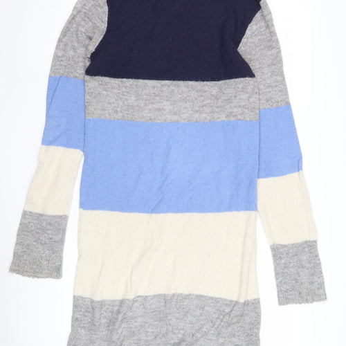 Brave Soul Women's Multicoloured High Neck Knit Dress