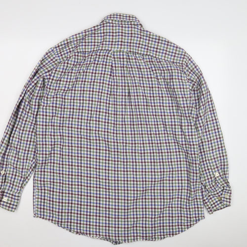 Orvis Men's Multicoloured Long Sleeve Check Shirt Size L