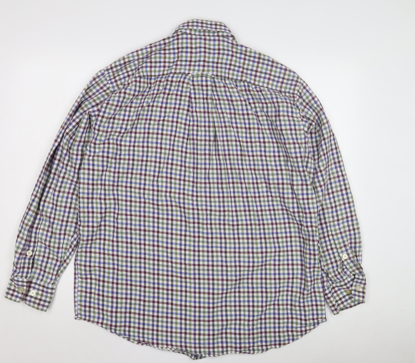 Orvis Men's Multicoloured Long Sleeve Check Shirt Size L