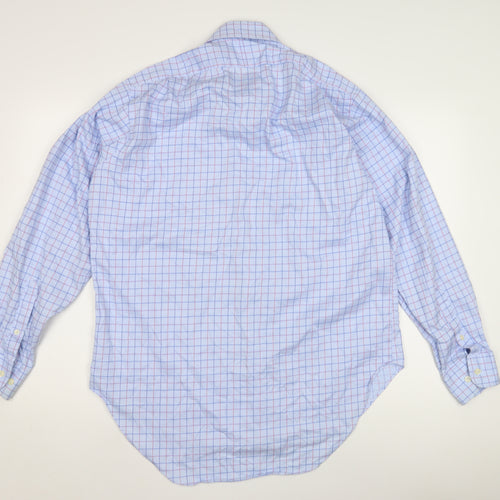 Brook Taverner Men's Blue Check Dress Shirt