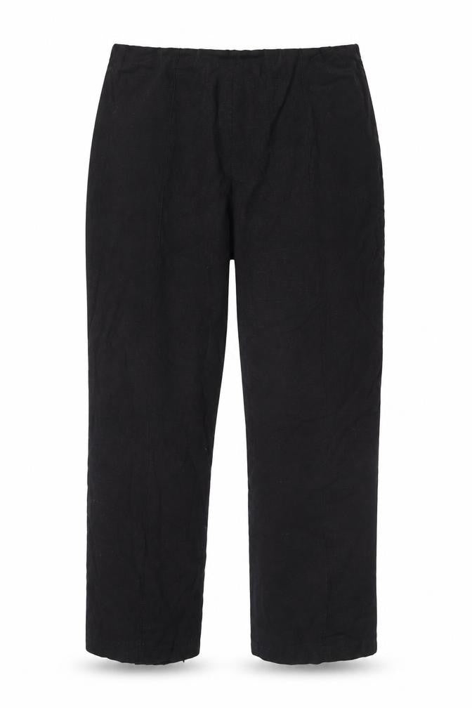 Front view of Autonomy Women's Black Linen Trousers, size 12
