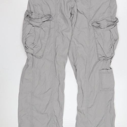 H&M Women’s Grey Cargo Trousers Size M - Casual Wear