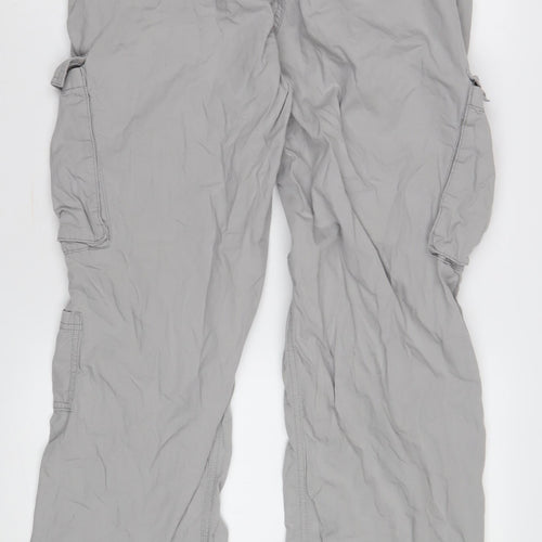 H&M Women’s Grey Cargo Trousers Size M - Casual Wear