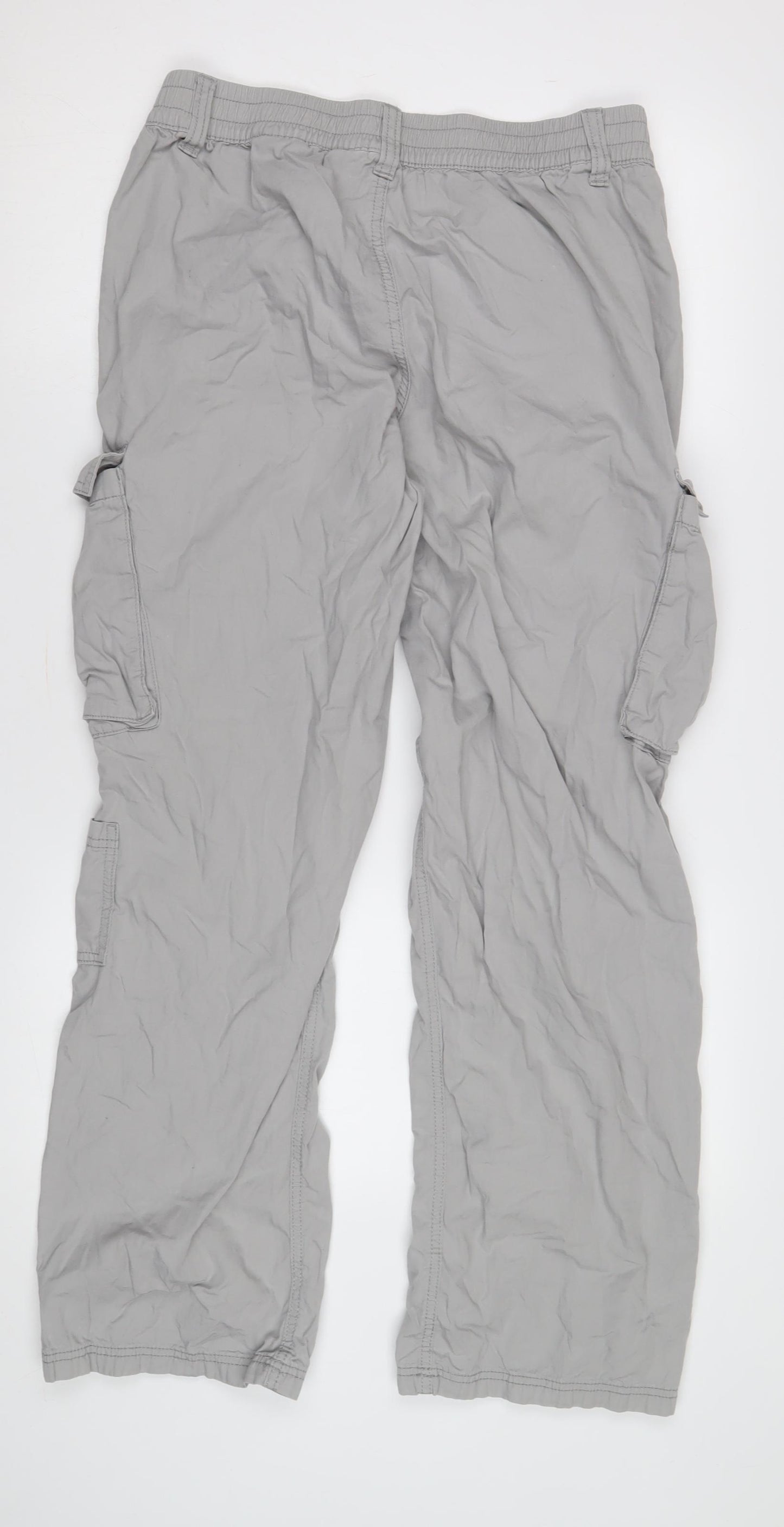 H&M Women’s Grey Cargo Trousers Size M - Casual Wear
