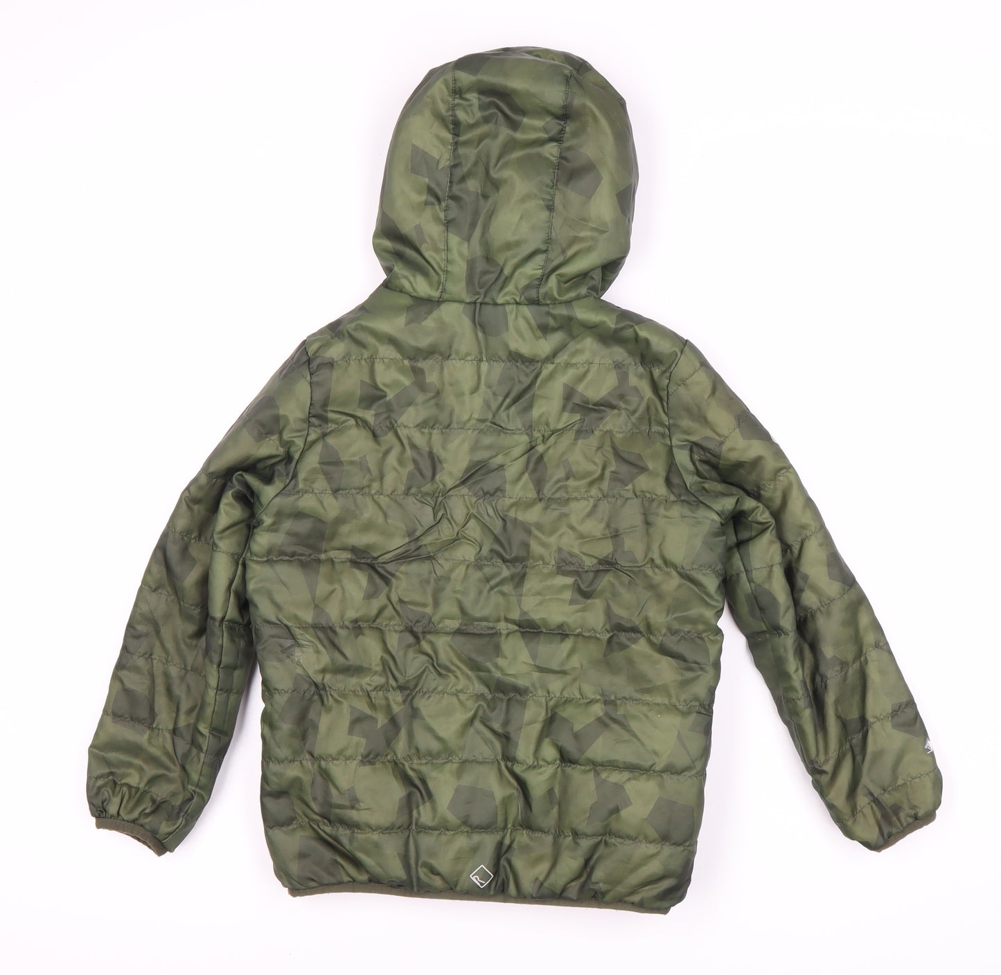Regatta Boys Green Camouflage Puffer Jacket 7-8 Years