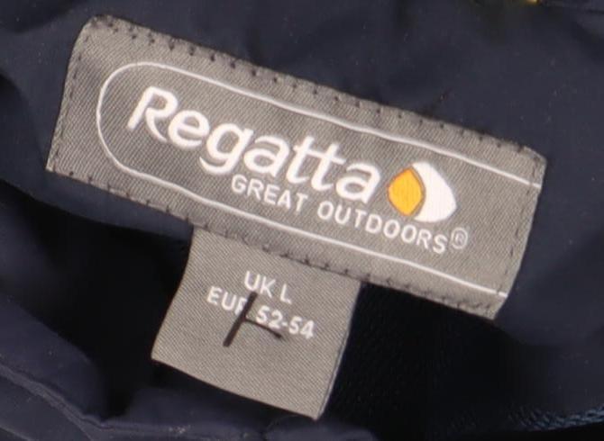 Regatta Men's Blue Jacket L Water Resistant Outdoor