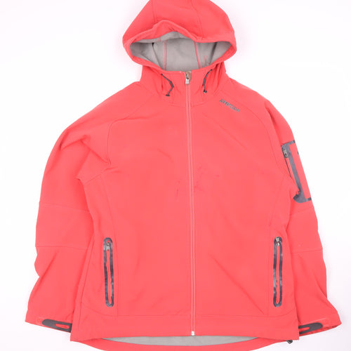 TOG 24 Women's Red Hooded Soft Shell Jacket Size 10