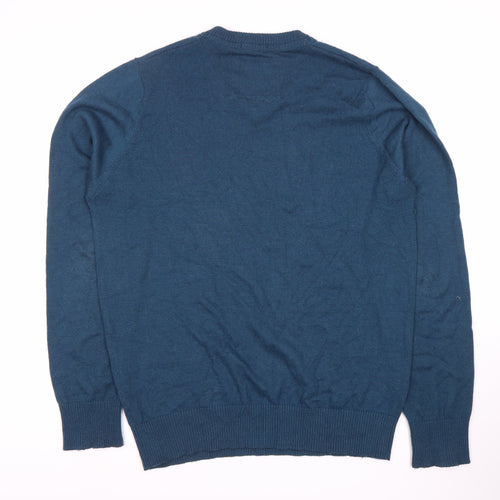 Abercrombie & Fitch Men's Blue XL V-Neck Pullover