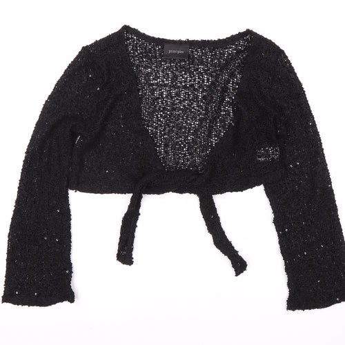 Principles Women's Black Shrug, Size 14, Open-Knit