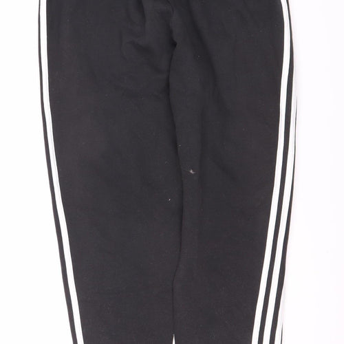 Adidas Men's Black Joggers - Medium, Sports Fleece