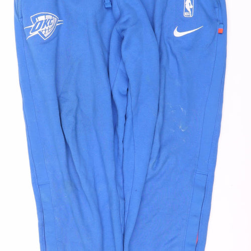 Nike Blue Track Pants, Medium, Unisex, Sportswear