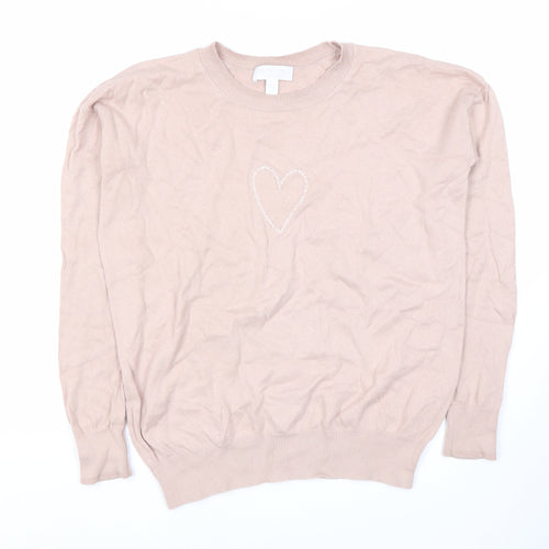 The White Label Women's Beige Pullover Jumper