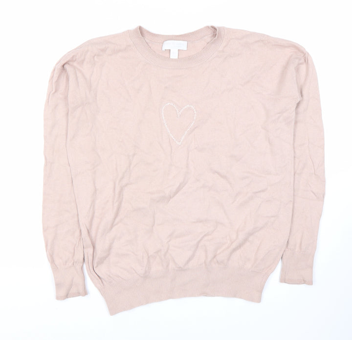 The White Label Women's Beige Pullover Jumper
