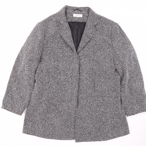 Classics Women's Grey Coat, Size 18